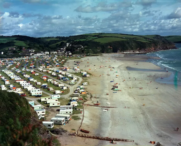Framed Print : The sands, Pentewan, Mevagissey Framed Print : The sands, Pentewan, Mevagissey
