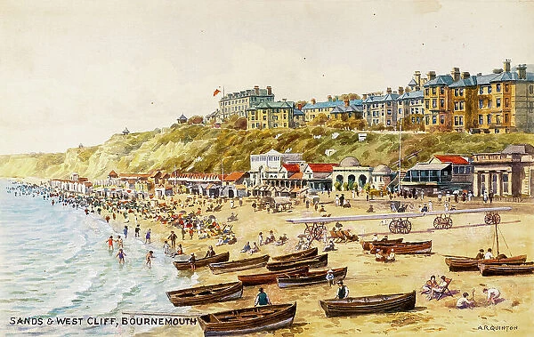 Sands and West Cliff, Bournemouth, Dorset