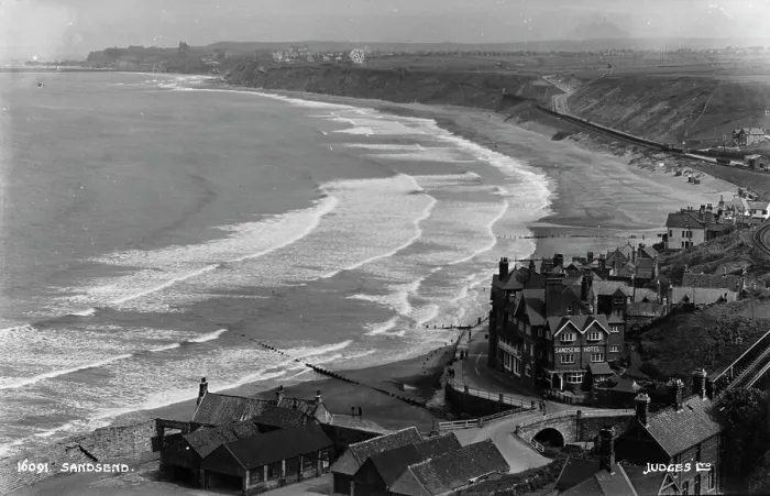 Framed Print : Sandsend Beach View Framed Print : Sandsend Beach View