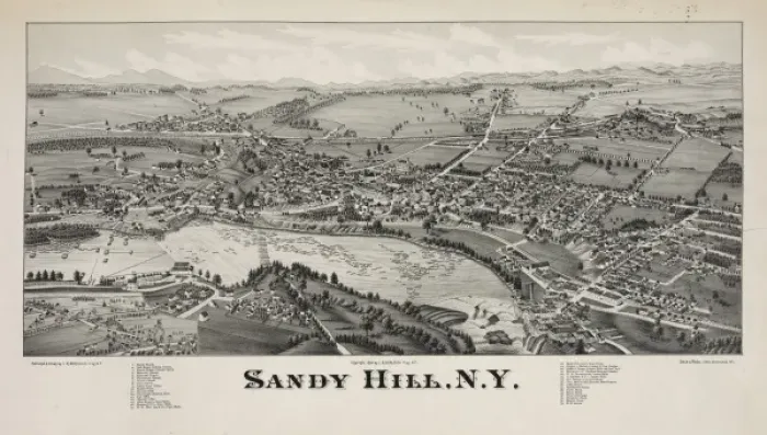 Framed Print : Sandy Hill, N. Y Framed Print : Sandy Hill, N. Y