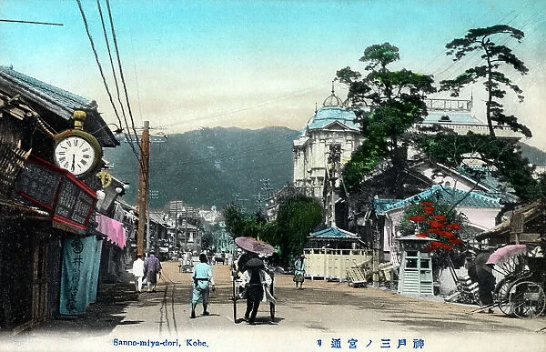 Sannomiya Dori, Kobe, Hyogo Prefecture, Japan