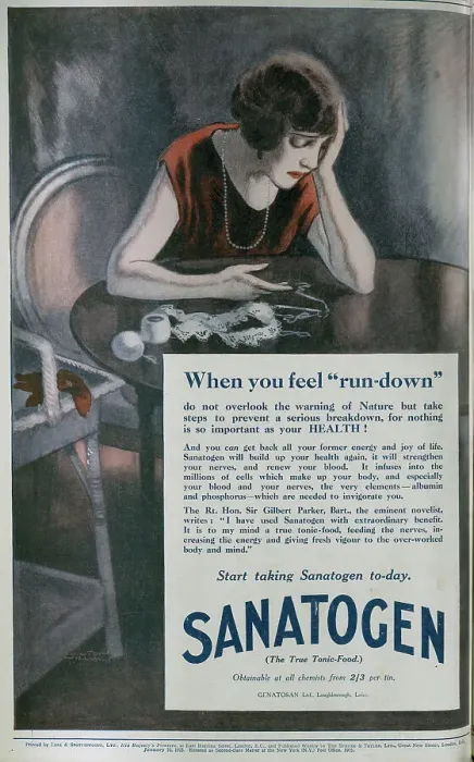 Framed Print : Sanotogen advert Framed Print : Sanotogen advert