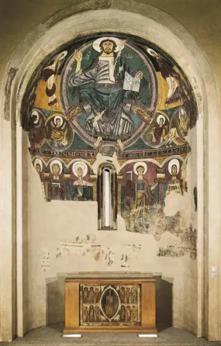 Framed Print : SANT CLIMENT DE TA܌L, Master of (12th century) Framed Print : SANT CLIMENT DE TA܌L, Master of (12th century)