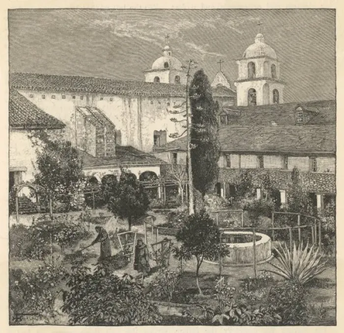 Framed Print : Santa Barbara Mission Framed Print : Santa Barbara Mission
