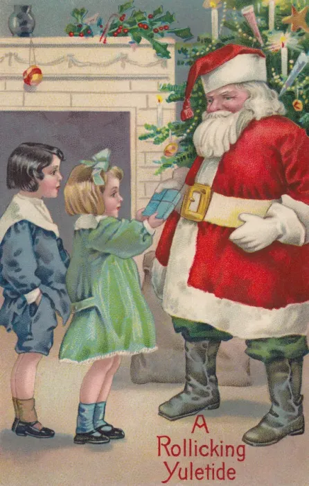 Framed Print : Santa bearing gifts Framed Print : Santa bearing gifts