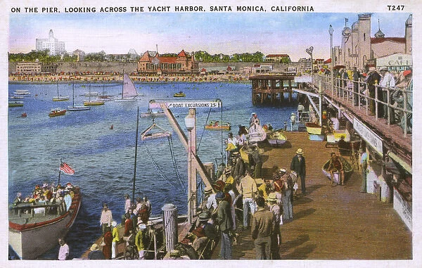 Santa Monica Yacht Harbour, California, USA