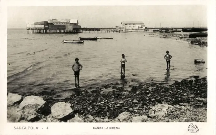 Framed Print : Santa Pola, Spain - The Mermaid Baths (Banos La Sirena) Framed Print : Santa Pola, Spain - The Mermaid Baths (Banos La Sirena)