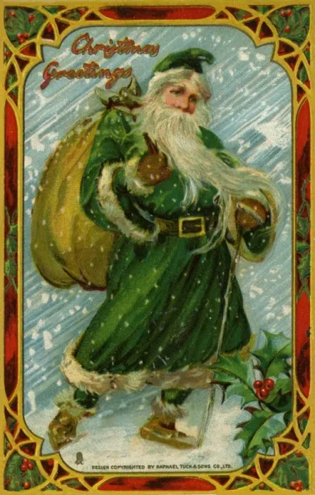 Framed Print : Santa with a sack of toys Framed Print : Santa with a sack of toys