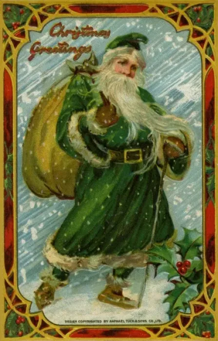 Framed Print : Santa with a sack of toys Framed Print : Santa with a sack of toys