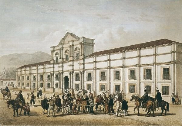 Santiago de Chile (1854). Casa de la Moneda and