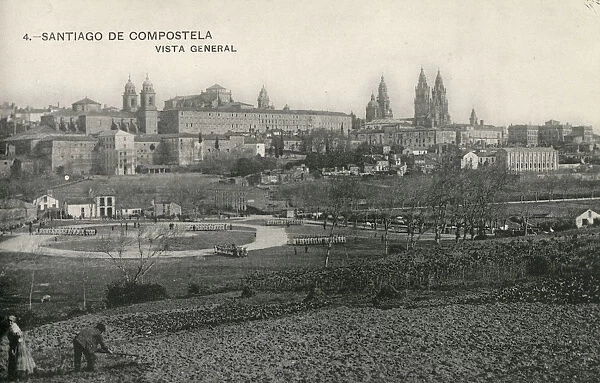 Santiago de Compostela, Spain - General Panoramic View