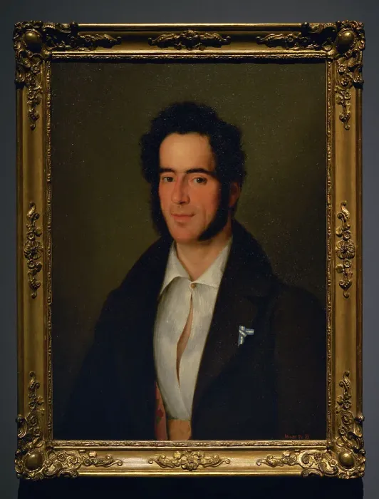Framed Print : Santiago Miranda, portrait by Antonio Maria Esquivel Framed Print : Santiago Miranda, portrait by Antonio Maria Esquivel