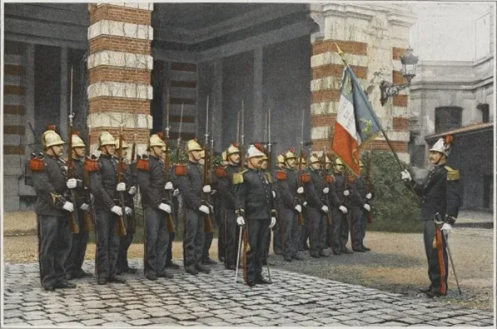 Framed Print : Sapeurs Pompiers 1 Framed Print : Sapeurs Pompiers 1