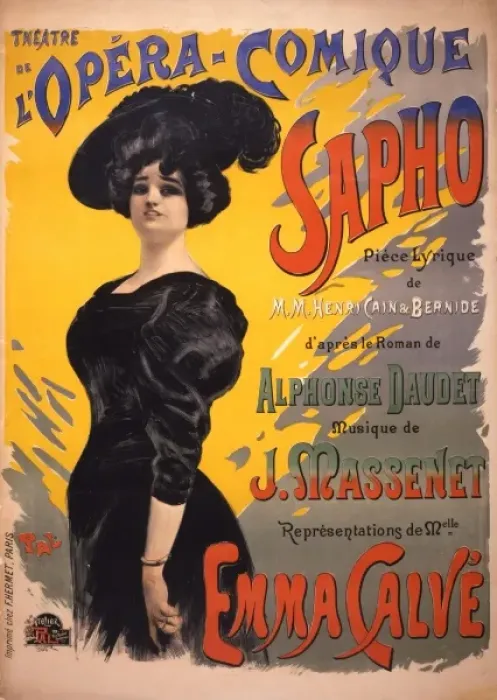 Framed Print : Sapho: Theatre de l Opera-Comique Framed Print : Sapho: Theatre de l Opera-Comique