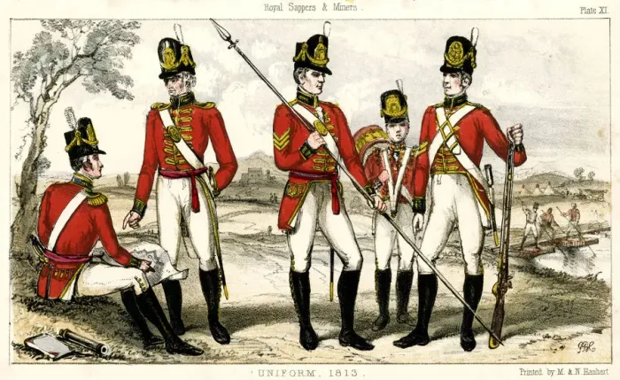 Framed Print : SAPPERS & MINERS 1813 SAPPERS & MINERS 1813 Framed Print : SAPPERS & MINERS 1813 SAPPERS & MINERS 1813