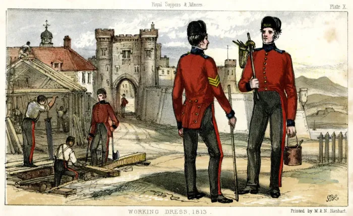 Framed Print : SAPPERS & MINERS 1813 SAPPERS & MINERS 1813 Framed Print : SAPPERS & MINERS 1813 SAPPERS & MINERS 1813