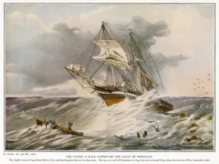 Framed Print : Sappho in Rough Sea Framed Print : Sappho in Rough Sea