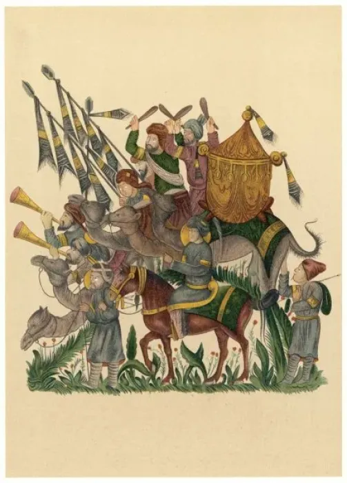 Framed Print : Saracen Army / 10th C Framed Print : Saracen Army / 10th C