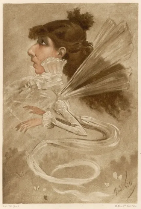 Framed Print : Sarah Bernhardt / Gill 86 Framed Print : Sarah Bernhardt / Gill 86