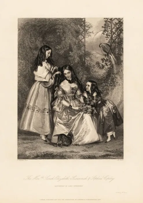 Framed Print : Sarah Elizabeth, Susannah and Sophia Copley Framed Print : Sarah Elizabeth, Susannah and Sophia Copley
