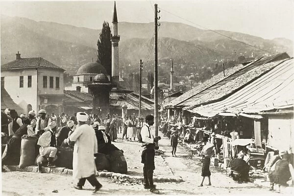 Sarajevo, Bosnia Herzegovina - Market scene