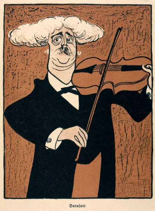 Framed Print : Sarasate / Simplicissimus Framed Print : Sarasate / Simplicissimus