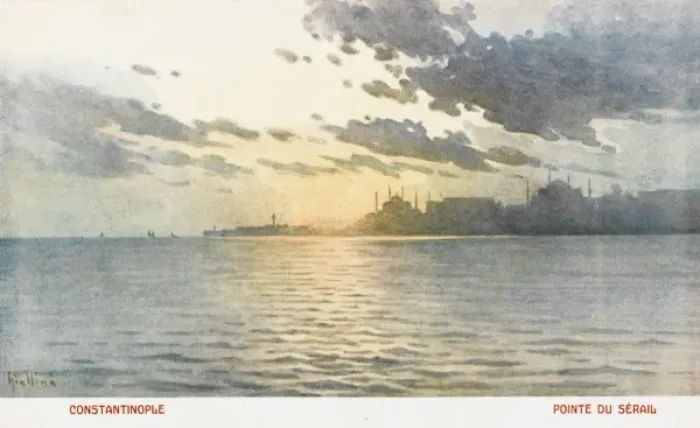 Framed Print : Saray Burnu, Constantinople at sunrise Framed Print : Saray Burnu, Constantinople at sunrise