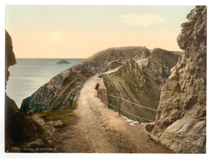 Framed Print : Sark, the Coupee, Channel Islands, England Framed Print : Sark, the Coupee, Channel Islands, England