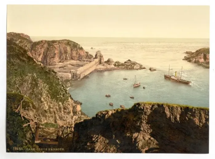 Framed Print : Sark, Creux Harbor, Channel Islands, England Framed Print : Sark, Creux Harbor, Channel Islands, England