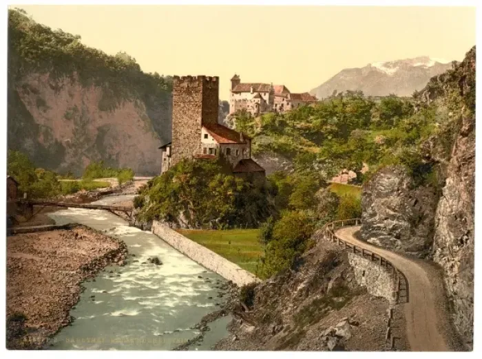 Framed Print : Sarnthal (i. e. Sarntal), Ried and Runkelstein, Tyrol, Austr Framed Print : Sarnthal (i. e. Sarntal), Ried and Runkelstein, Tyrol, Austr