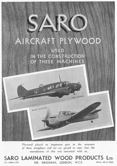 Framed Print : SARO Laminated Wood Products Ltd. - Aircraft Plywood Framed Print : SARO Laminated Wood Products Ltd. - Aircraft Plywood