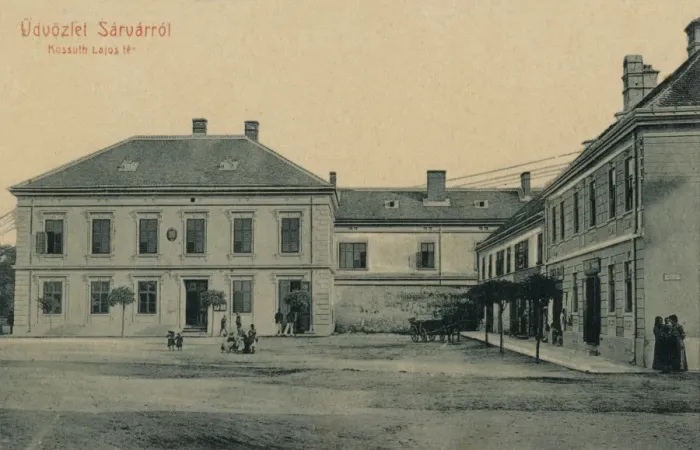 Framed Print : Sarvar, Hungary - Lajos Kossuth Square Framed Print : Sarvar, Hungary - Lajos Kossuth Square