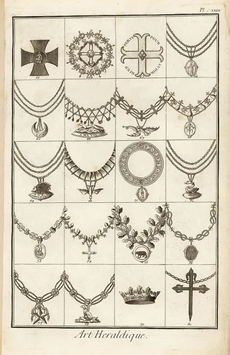 Framed Print : Sash badges of orders of chivalry Framed Print : Sash badges of orders of chivalry