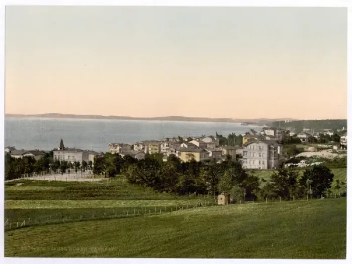 Framed Print : Sassnitz, from the Schwedenstrasse, Isle of Rugen, Germany Framed Print : Sassnitz, from the Schwedenstrasse, Isle of Rugen, Germany