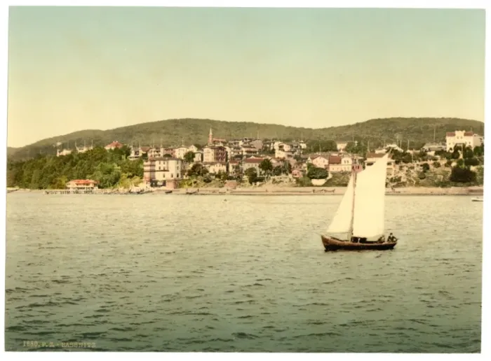 Framed Print : Sassnitz, seen from the water, Isle of Rugen, Germany Framed Print : Sassnitz, seen from the water, Isle of Rugen, Germany
