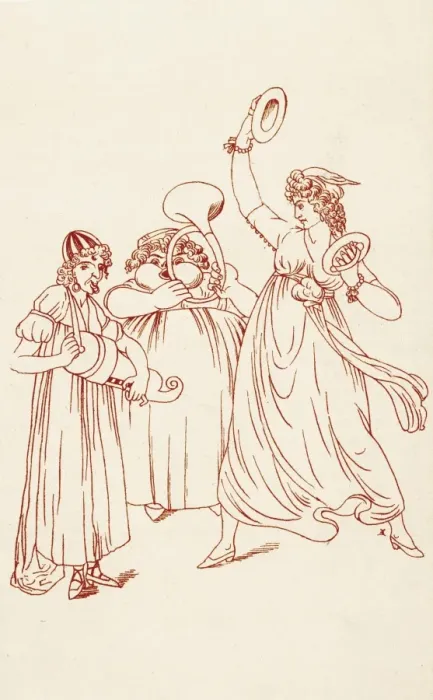 Framed Print : Satire on amateur musicians, 1799 Framed Print : Satire on amateur musicians, 1799