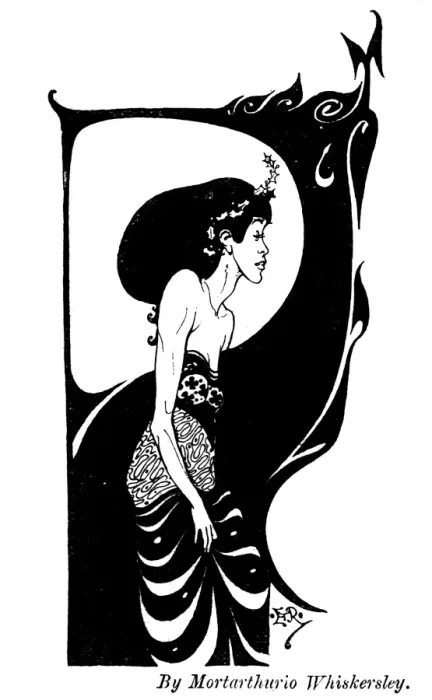 Framed Print : Satire on art of Aubrey Beardsley Framed Print : Satire on art of Aubrey Beardsley