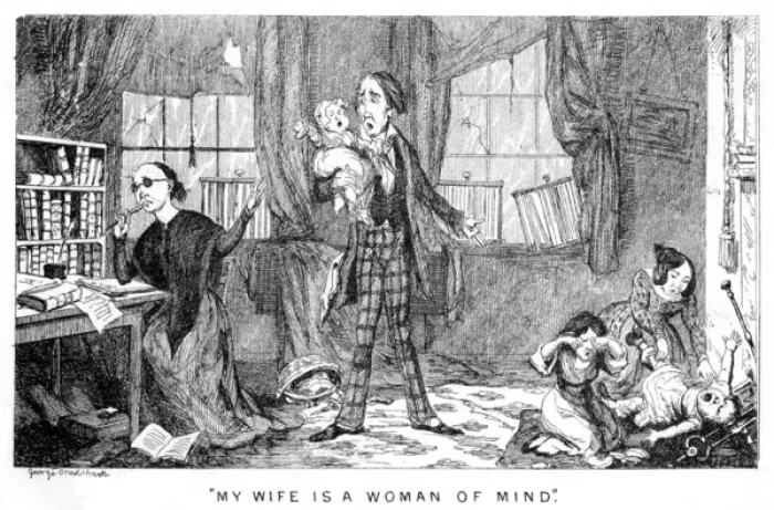Framed Print : Satire / Woman of Mind Framed Print : Satire / Woman of Mind