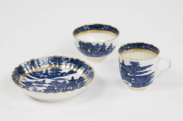 Saucer, tea bowl and coffee cup