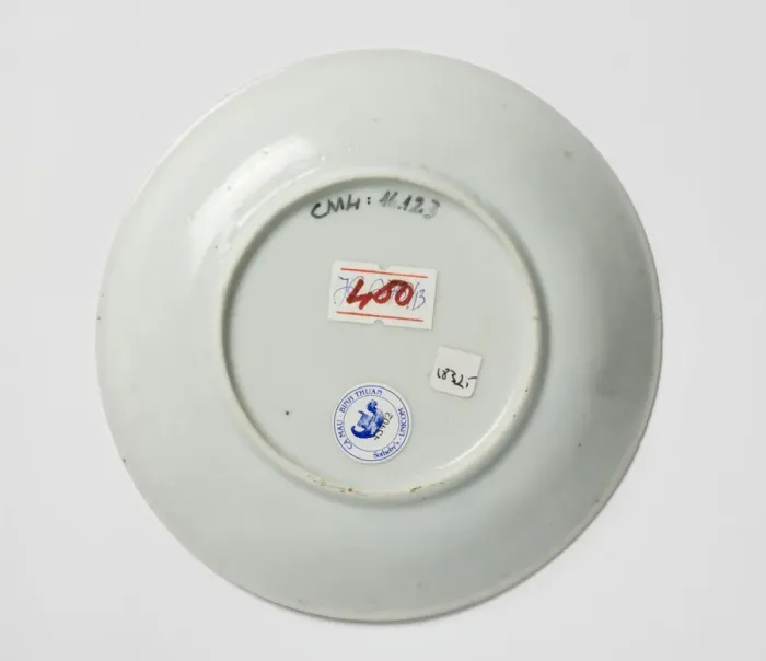 Framed Print : Saucer, underside Framed Print : Saucer, underside