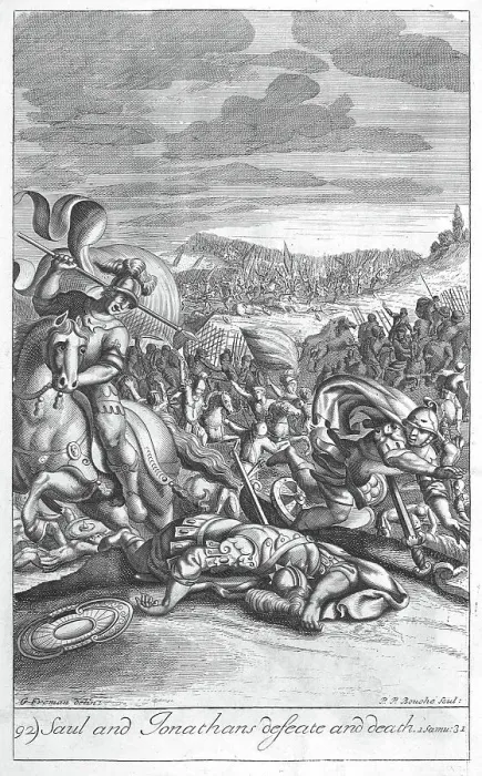 Framed Print : Saul and Jonathan defeat and death Framed Print : Saul and Jonathan defeat and death