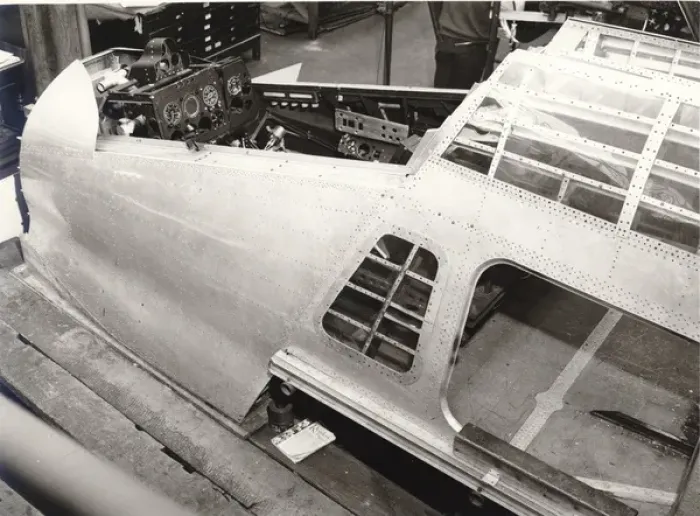 Framed Print : Saunders-Roe SR177 during construction Framed Print : Saunders-Roe SR177 during construction