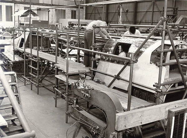 Saunders-Roe SR177 during construction