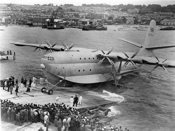 Saunders-Roe SR45 Princess G-ALUN during a trial launch
