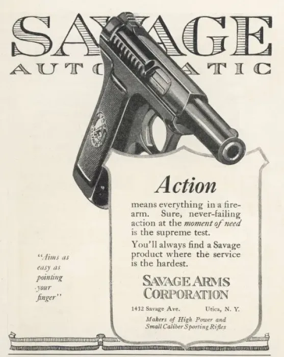 Framed Print : Savage Automatic Pistol Framed Print : Savage Automatic Pistol