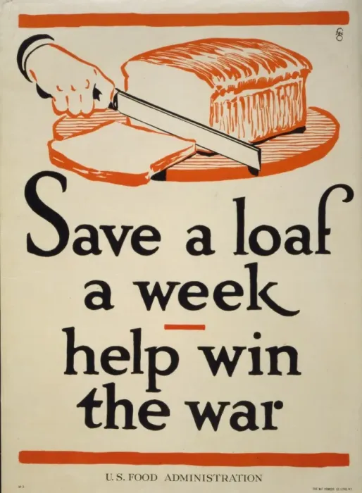 Framed Print : Save a loaf a week - help win the war Framed Print : Save a loaf a week - help win the war