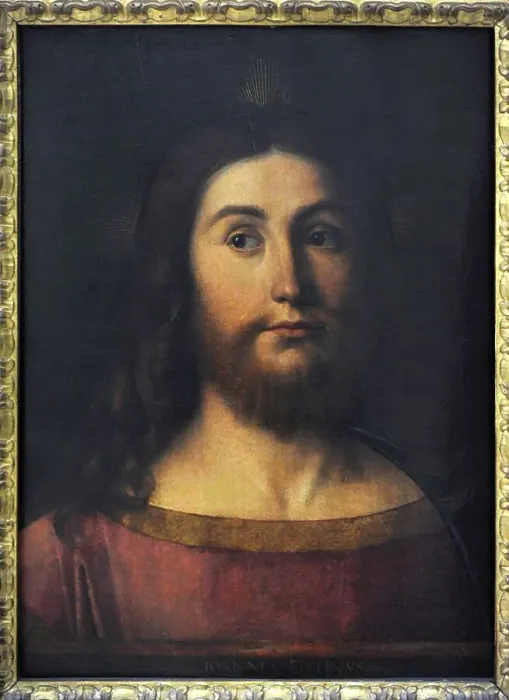 Framed Print : The Saviour by Giovanni Bellini(1432-1516) Framed Print : The Saviour by Giovanni Bellini(1432-1516)