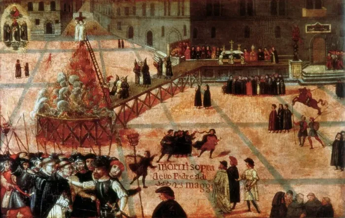 Framed Print : Savonarola, Girolamo (1452-1498) Framed Print : Savonarola, Girolamo (1452-1498)