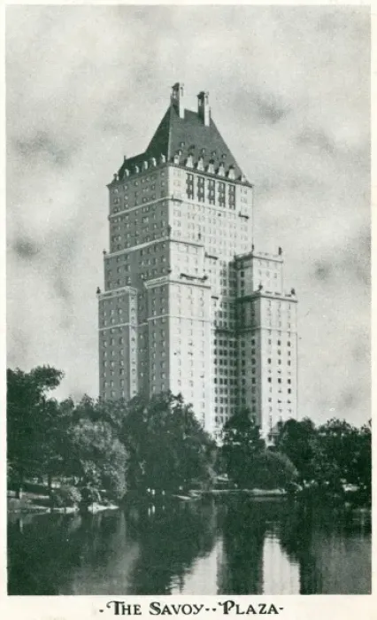 Framed Print : Savoy Plaza Hotel, New York Framed Print : Savoy Plaza Hotel, New York