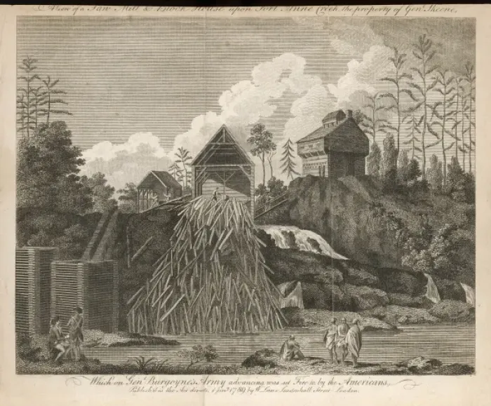 Framed Print : Saw Mill, Fort Anne Framed Print : Saw Mill, Fort Anne